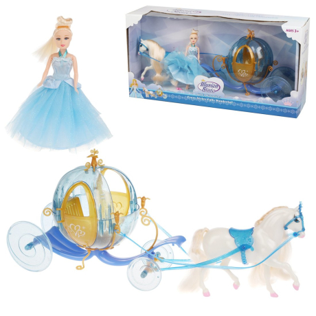 Игр. набор Карета, в компл. предметов 4шт., кор.