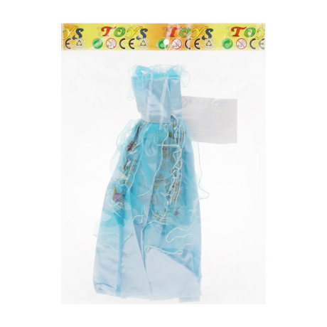 Платье для куклы в ассорт., пакет