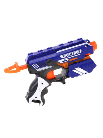 Бластер с мягкими пулями, в комплекте: м/пули 5шт.