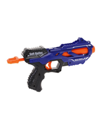 Бластер с мягкими пулями, в комплекте: м/пули 5шт.