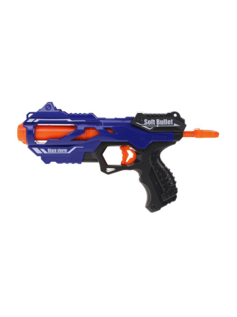 Бластер с мягкими пулями, в комплекте: м/пули 5шт.