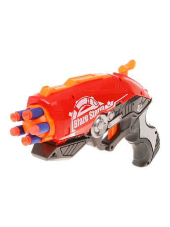 Бластер с мягкими пулями, в комплекте: м/пули 9шт.