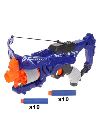 Бластер с мягкими пулями, в комплекте: м/пули 20шт.