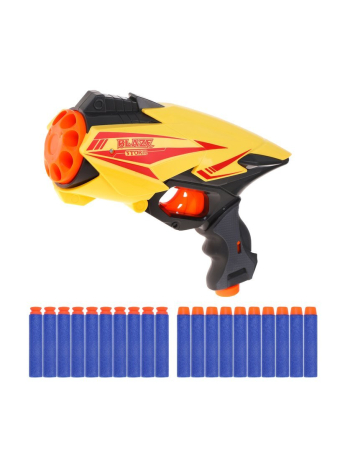 Бластер с мягкими пулями, в комплекте: м/пули 20шт.