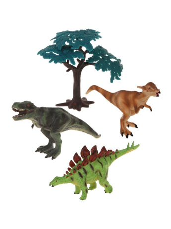 Набор фигурок Динозавры, 4 предм., коробка