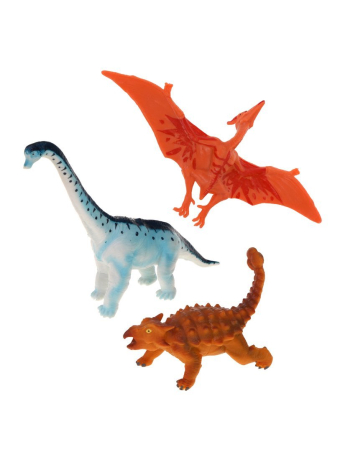 Набор фигурок Динозавры, 4 предм., коробка