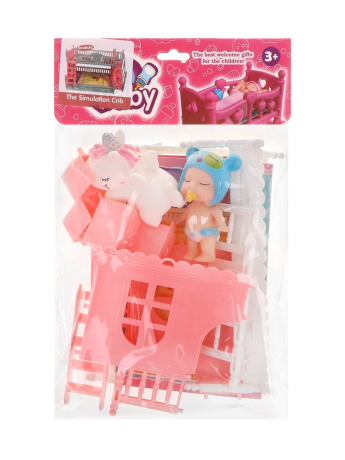 Игр. наб. "Спальня", в компл. предм. 3 шт., пакет