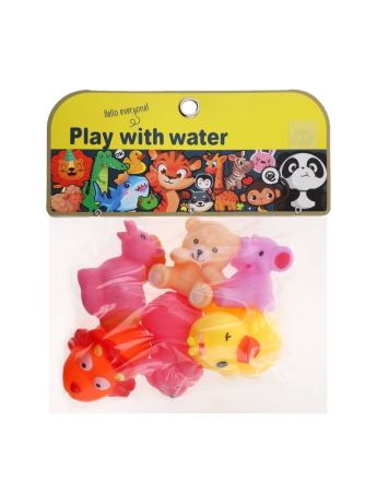 Набор игрушек для купания, 6 шт, пакет