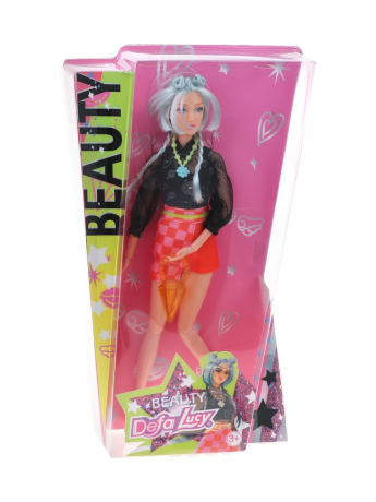 Игровой набор Defa Lucy "Модница", кукла, 2 предм., коробка