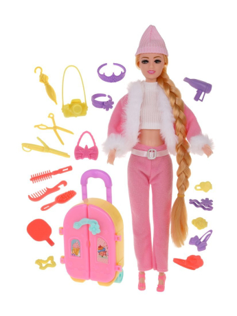 Игр. наб. Модница, в компл. кукла 29 см., 19 предметов