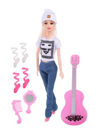Игр. наб. Красотка, в компл. кукла 29 см., 7 предметов