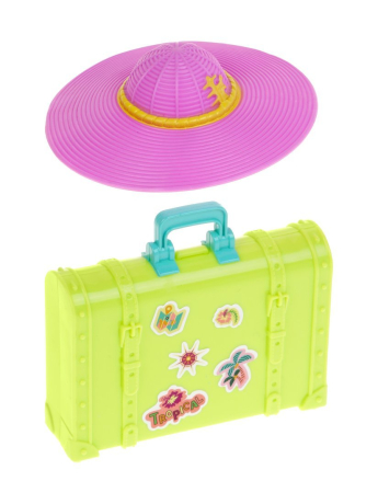 Игровой набор Defa Lucy "Модница", кукла, 4 предм., коробка