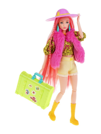 Игровой набор Defa Lucy "Модница", кукла, 4 предм., коробка