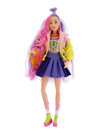 Игровой набор Defa Lucy "Модница", кукла, 7 предм., коробка
