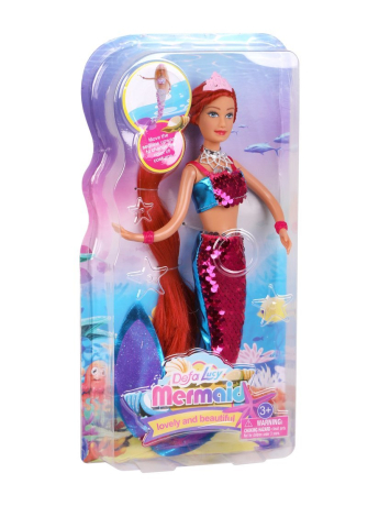 Игровой набор "Русалка", кукла, 4 предм., коробка