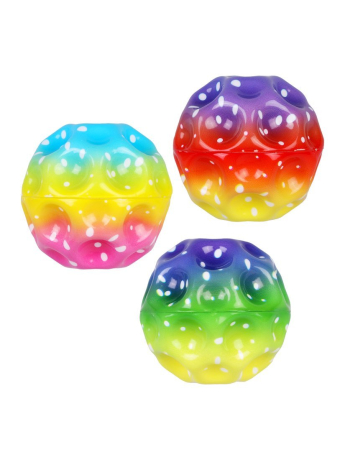 Мячик рельефный "Метеоры" 6, 3 см., в ассорт., дисплей