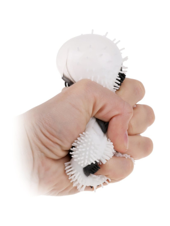 Мягкий мяч антистресс со светом 7 см., (в компл. тест. бат. AG13/LR44*3 шт.), диспей