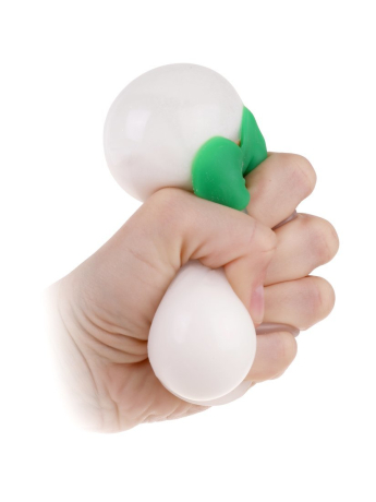 Мягкая игрушка тянучка-антистресс "Клубничка" с эффектами 6х6х7 см., коробка- дисплей