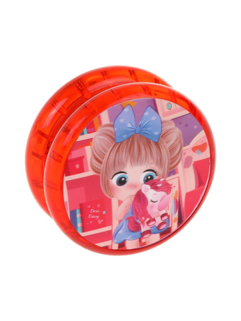 Игрушка Йо-Йо "Принцессы", в ассорт., (тест. бат. AG3х2шт. в компл), дисплей