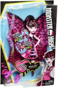 Кукла Monster High Дракулаура в трансформирующемся наряде