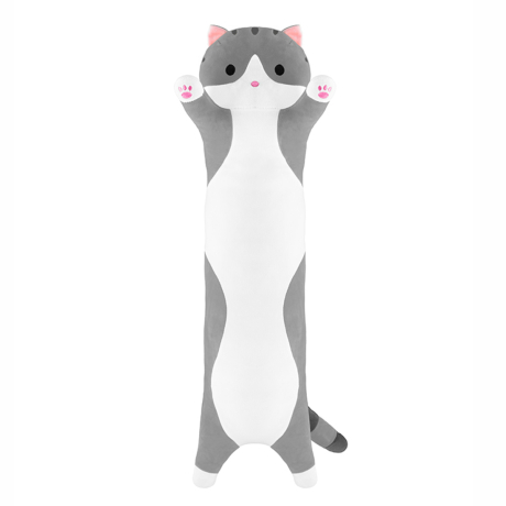 Мягкая игрушка Кот Батон Серый 110 см