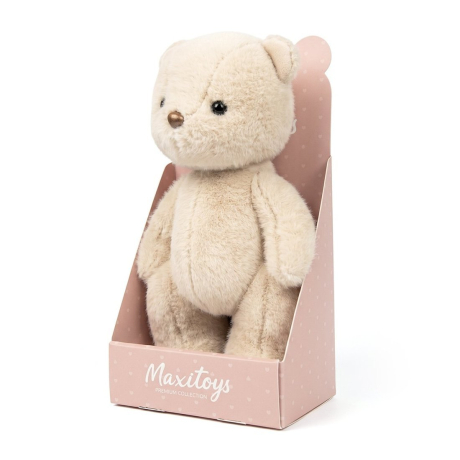 Мягкая игрушка Мишка Бежевый, 20 см