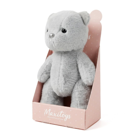 Мягкая игрушка Мишка Серый, 20 см