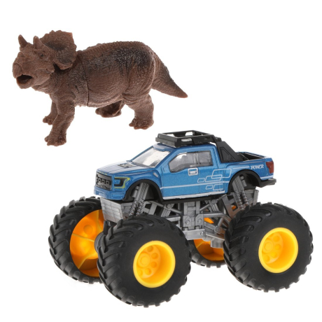 Монстр трак Мир динозавров, мет.машина, фигурка трицератопс