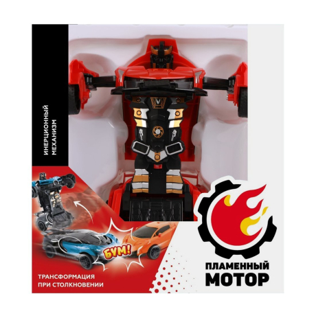 Трансформер Робот-машина Краш, инерц.мех-м, красн.