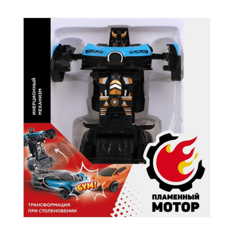 Трансформер Робот-машина Краш, инерц.мех-м, син.