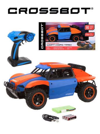 Шорт корс Трак р/у, аккум., 4WD, 25 км/ч, син.-оранж.