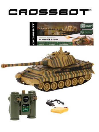 Танк р/у 1:24 KING TIGER (Германия), аккум.
