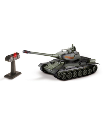Танк р/у 1:24 Т-34 (СССР), аккум. Тренировочная мишень с индикаторами жизни, мина со свет., звук.