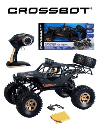 Краулер-Багги р/у Пантера, аккум, 4WD, металл, черн.