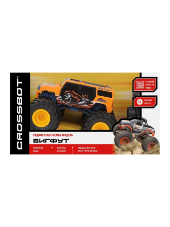 Машина р/у Бигфут, аккум., оранж.