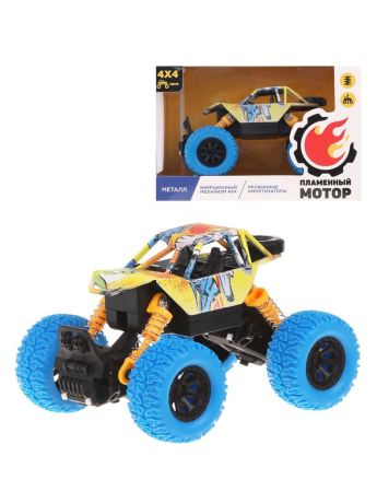Монстр трак, мет., ин.мех-зм 4х4, пружинные амортизаторы, открываются двери
