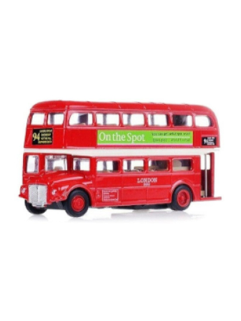 Лондонский двухэтажный автобус, мет., ин.