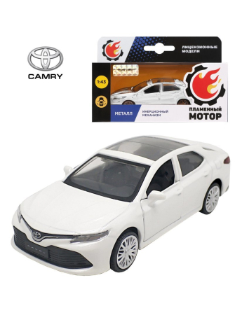 Машина мет. ин. 1:43 Toyota CAMRY, откр.двери, белый
