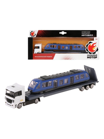 Набор машин.мет. Транспорт, автовоз, трамвай