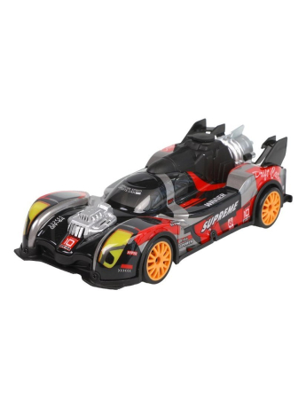 Машина р/у Дрифт, дым, доп. колеса, аккум., черн-кр.