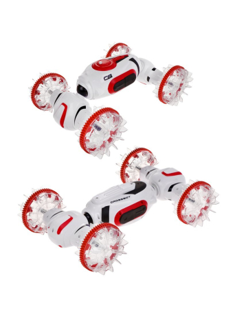 Машина р/у Перевертыш Гидроход, трансформация в режим высокой и низкой посадки, плавает по воде, двигается по земле, 2 пульта, аккум.