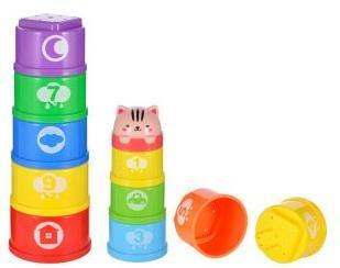 Пирамидка-формочки "Добрый кот"