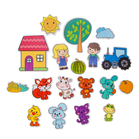 Набор стикеров для купания "Ферма"