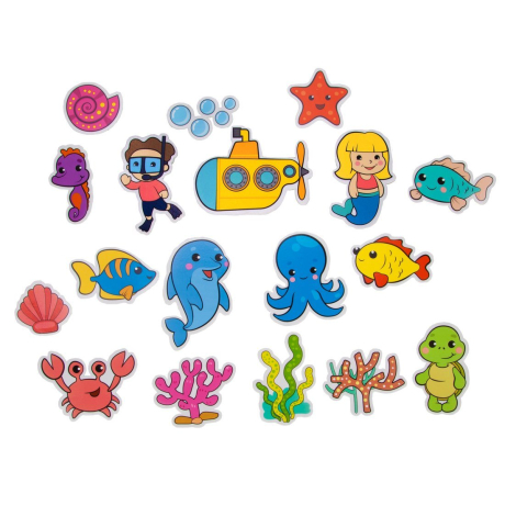 Набор стикеров для купания "Океан"