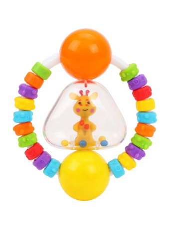 Погремушка-прорезыватель "Радужный жирафик"