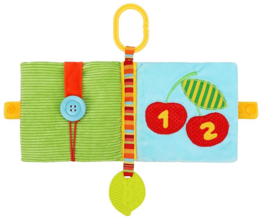 Развивающая игрушка-подвеска "Моя первая книжка"