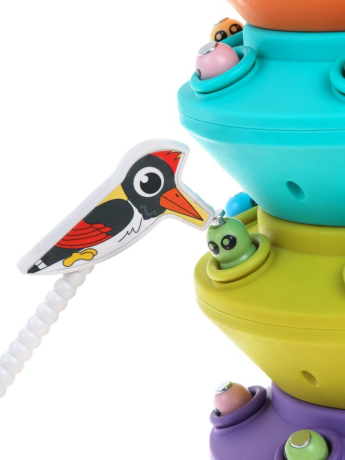 Развивающая игрушка рыбалка "Коровка на ферме": 6 уровней, 2 режима, звук. эффекты, эл.пит. AA*3 не вх. в компл.