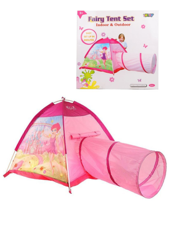 Палатка игровая c туннелем Замок Феи, коробка