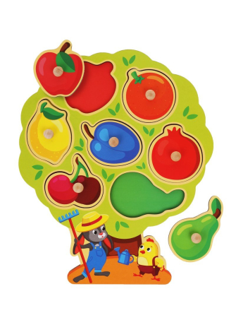 Игрушка развивающая ТМ "MAPACHA": Вкладыши. Садоводы