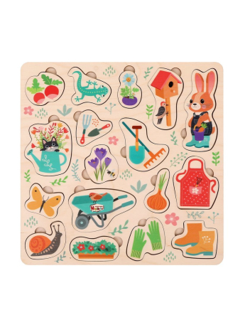 Игрушка развивающая ТМ "Mapacha": вкладыши. "Весенний сад"